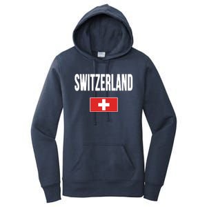 Switzerland Swiss Flag Women's Pullover Hoodie