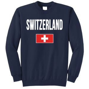 Switzerland Swiss Flag Tall Sweatshirt