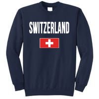 Switzerland Swiss Flag Tall Sweatshirt