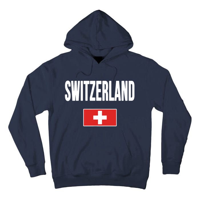 Switzerland Swiss Flag Tall Hoodie