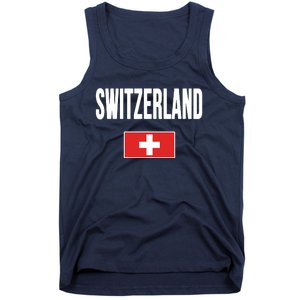 Switzerland Swiss Flag Tank Top