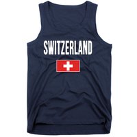 Switzerland Swiss Flag Tank Top