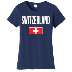 Switzerland Swiss Flag Women's T-Shirt