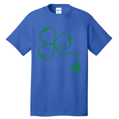 Shamrock Stethoscope For St Patricks Day Nurse In Hospital Gift Tall T-Shirt