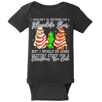 Sketchy Stuff For Some Christmas Tree Cakes Debbie Pajama Baby Bodysuit