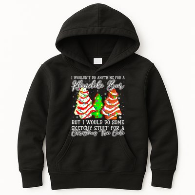 Sketchy Stuff For Some Christmas Tree Cakes Debbie Pajama Kids Hoodie