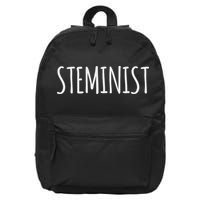 Steminist Scientist For Scientists 16 in Basic Backpack