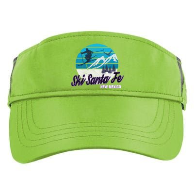 Ski Santa Fe New Mexico Usa Ski Resort Snowboarding Skiing Gift Adult Drive Performance Visor