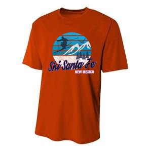 Ski Santa Fe New Mexico Usa Ski Resort Snowboarding Skiing Gift Performance Sprint T-Shirt