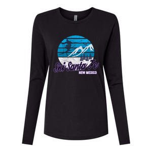 Ski Santa Fe New Mexico Usa Ski Resort Snowboarding Skiing Gift Womens Cotton Relaxed Long Sleeve T-Shirt