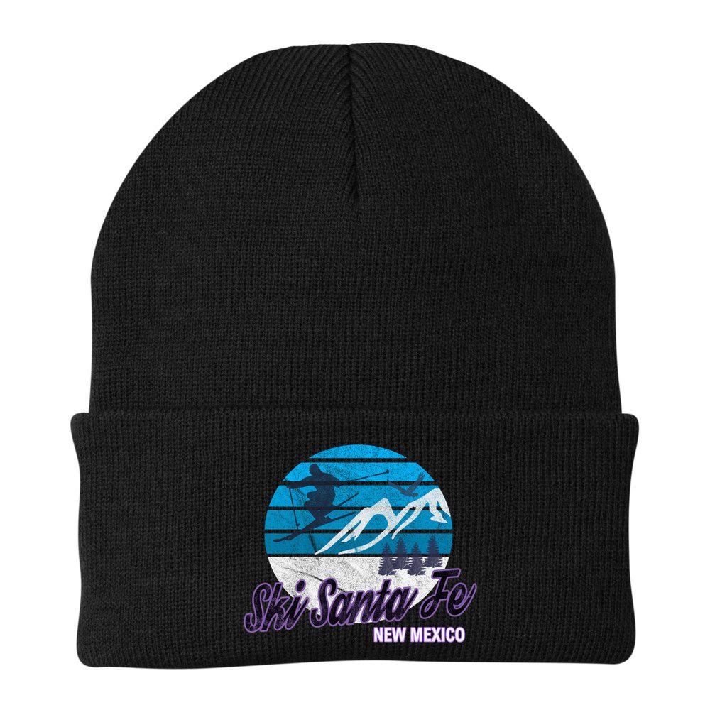 Ski Santa Fe New Mexico Usa Ski Resort Snowboarding Skiing Gift Beanie