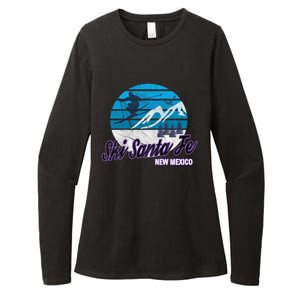 Ski Santa Fe New Mexico Usa Ski Resort Snowboarding Skiing Gift Womens CVC Long Sleeve Shirt