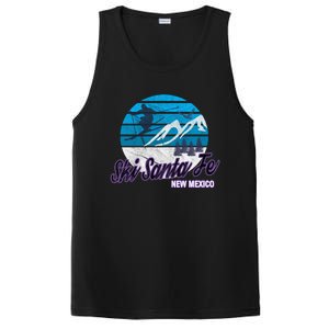 Ski Santa Fe New Mexico Usa Ski Resort Snowboarding Skiing Gift PosiCharge Competitor Tank