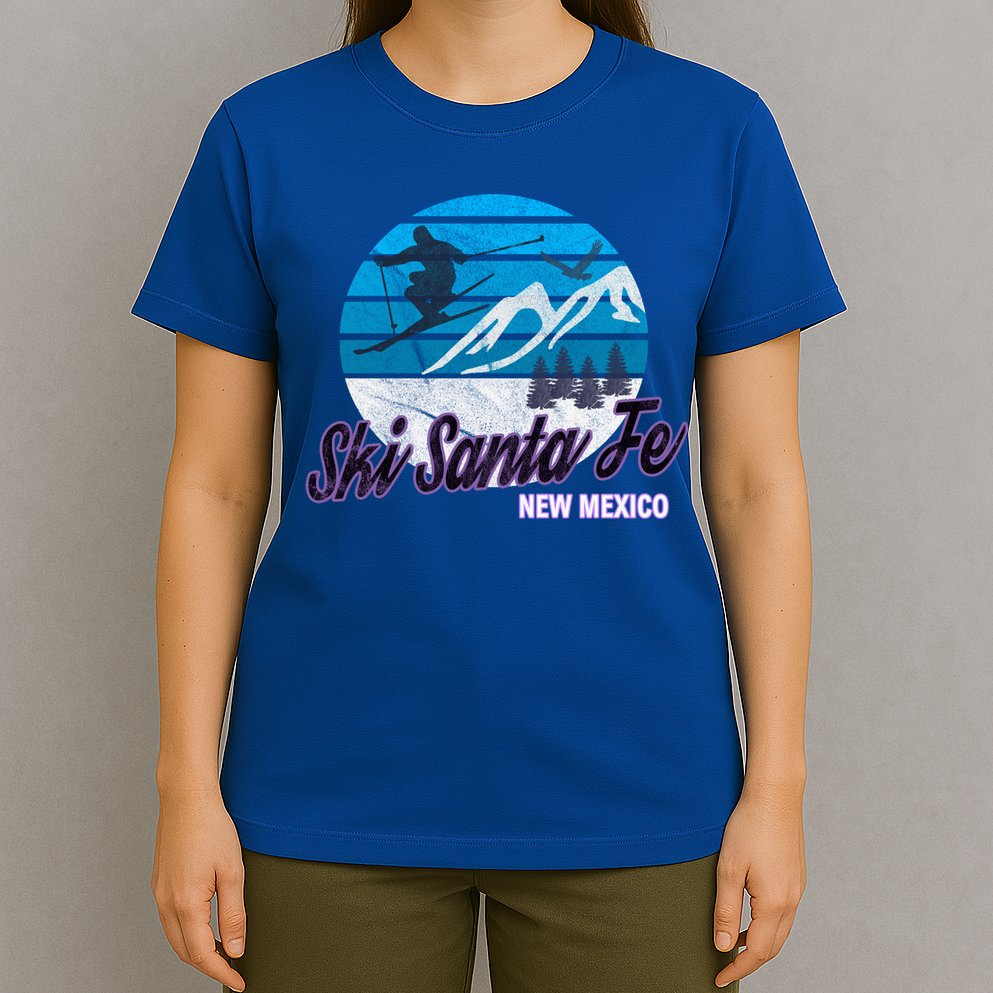 Ski Santa Fe New Mexico Usa Ski Resort Snowboarding Skiing Gift T-Shirt