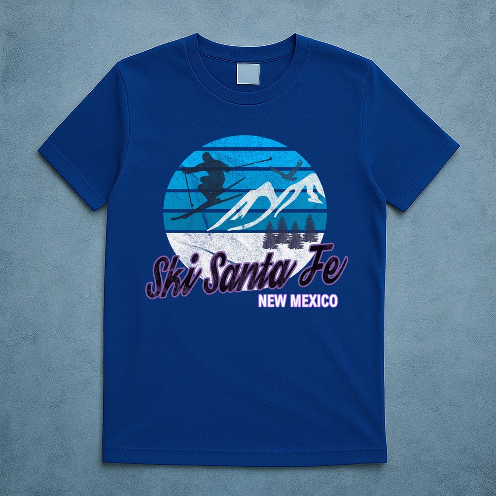 Ski Santa Fe New Mexico Usa Ski Resort Snowboarding Skiing Gift T-Shirt