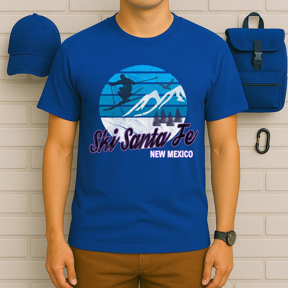 Ski Santa Fe New Mexico Usa Ski Resort Snowboarding Skiing Gift T-Shirt