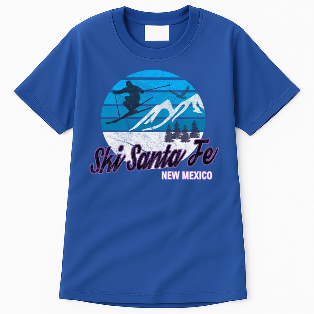 Ski Santa Fe New Mexico Usa Ski Resort Snowboarding Skiing Gift Tall T-Shirt