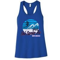 Ski Santa Fe New Mexico Usa Ski Resort Snowboarding Skiing Gift Women's Racerback Tank