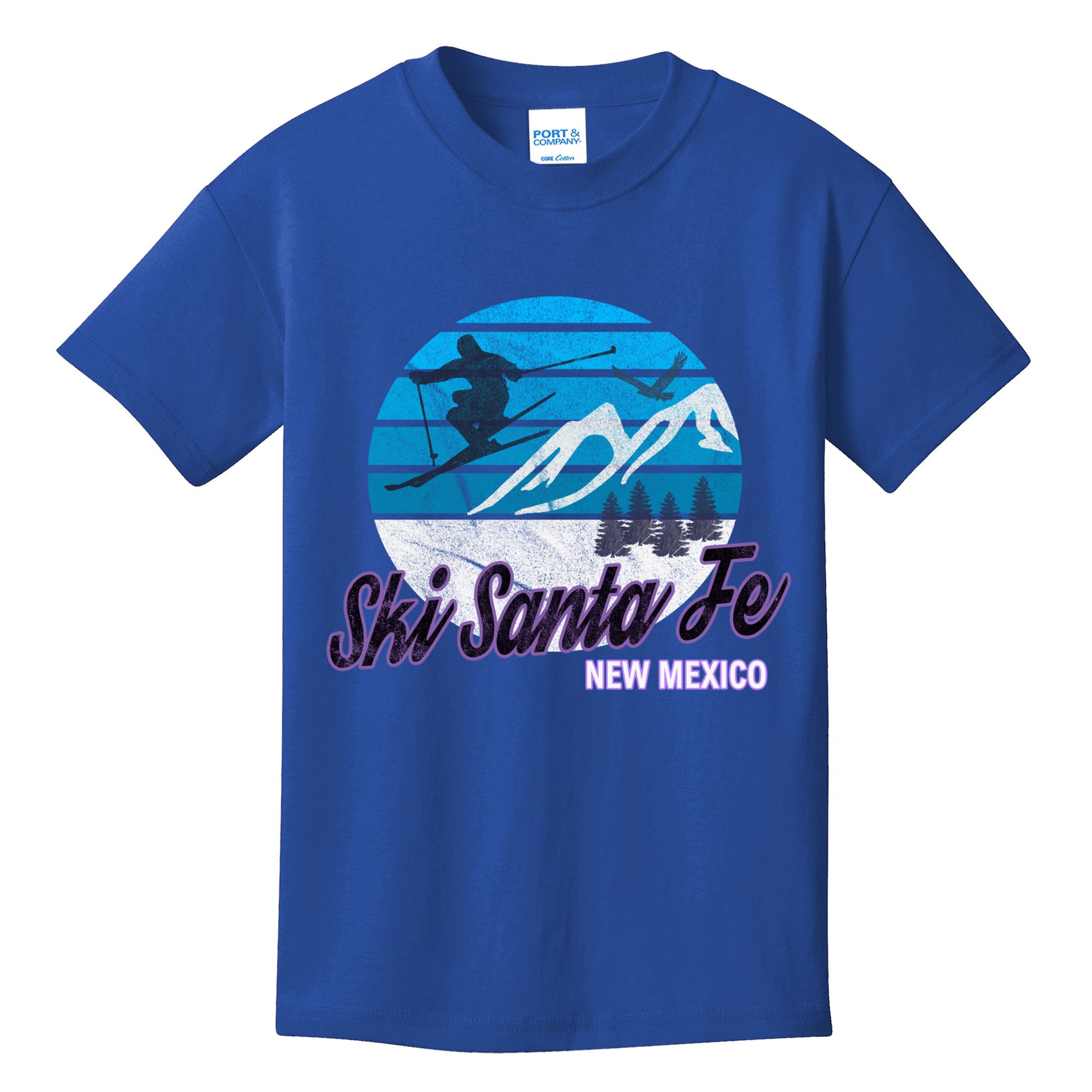 Ski Santa Fe New Mexico Usa Ski Resort Snowboarding Skiing Gift Kids T-Shirt