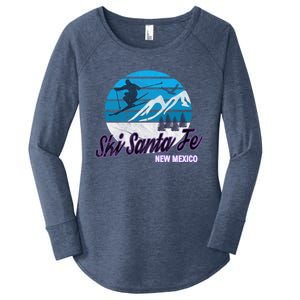 Ski Santa Fe New Mexico Usa Ski Resort Snowboarding Skiing Gift Women's Perfect Tri Tunic Long Sleeve Shirt