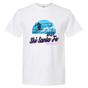 Ski Santa Fe New Mexico Usa Ski Resort Snowboarding Skiing Gift Garment-Dyed Heavyweight T-Shirt