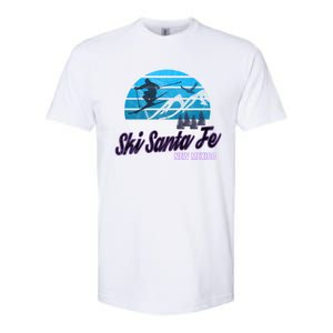 Ski Santa Fe New Mexico Usa Ski Resort Snowboarding Skiing Gift Softstyle CVC T-Shirt