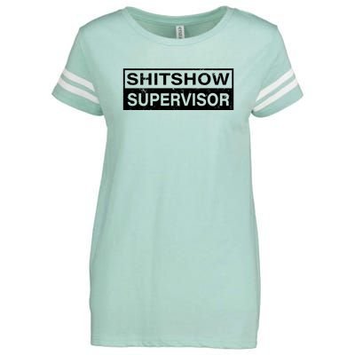 Shitshow Supervisor : Funny Supervisor Of The Shitshow Enza Ladies Jersey Football T-Shirt