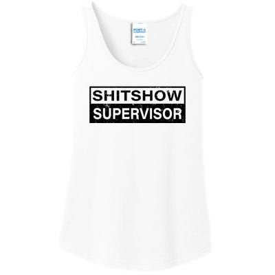 Shitshow Supervisor : Funny Supervisor Of The Shitshow Ladies Essential Tank