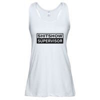 Shitshow Supervisor : Funny Supervisor Of The Shitshow Ladies Essential Flowy Tank