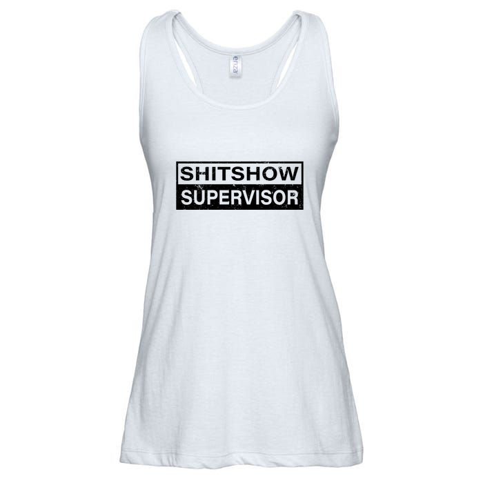 Shitshow Supervisor : Funny Supervisor Of The Shitshow Ladies Essential Flowy Tank