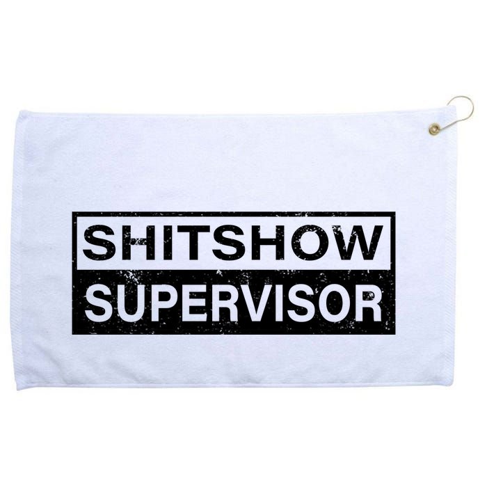 Shitshow Supervisor : Funny Supervisor Of The Shitshow Grommeted Golf Towel