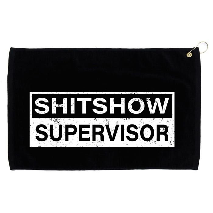 Shitshow Supervisor : Funny Supervisor Of The Shitshow Grommeted Golf Towel