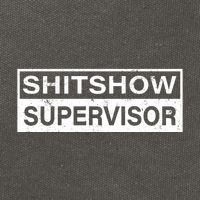 Shitshow Supervisor : Funny Supervisor Of The Shitshow Cotton Canvas Backpack