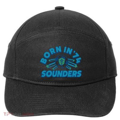 Seattle Sounders Fc Born In ’74 7-Panel Snapback Hat