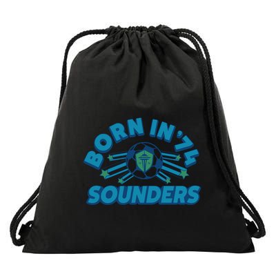 Seattle Sounders Fc Born In ’74 Drawstring Bag