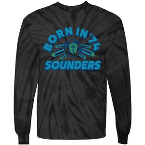 Seattle Sounders Fc Born In ’74 Tie-Dye Long Sleeve Shirt