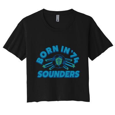 Seattle Sounders Fc Born In ’74 Crop Top