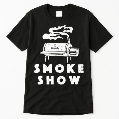 Smoke Show Funny BBQ Grilling Meat Grill Burnt Ends Barbecue Tall T-Shirt