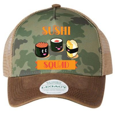 Sushi Squad Funny Sushi Lover Meaningful Gift Legacy Tie Dye Trucker Hat