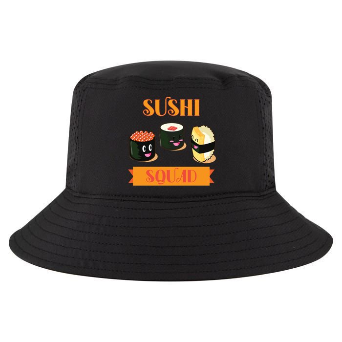Sushi Squad Funny Sushi Lover Meaningful Gift Cool Comfort Performance Bucket Hat