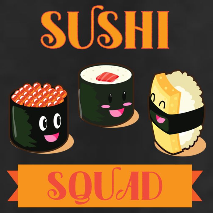 Sushi Squad Funny Sushi Lover Meaningful Gift Cool Comfort Performance Bucket Hat