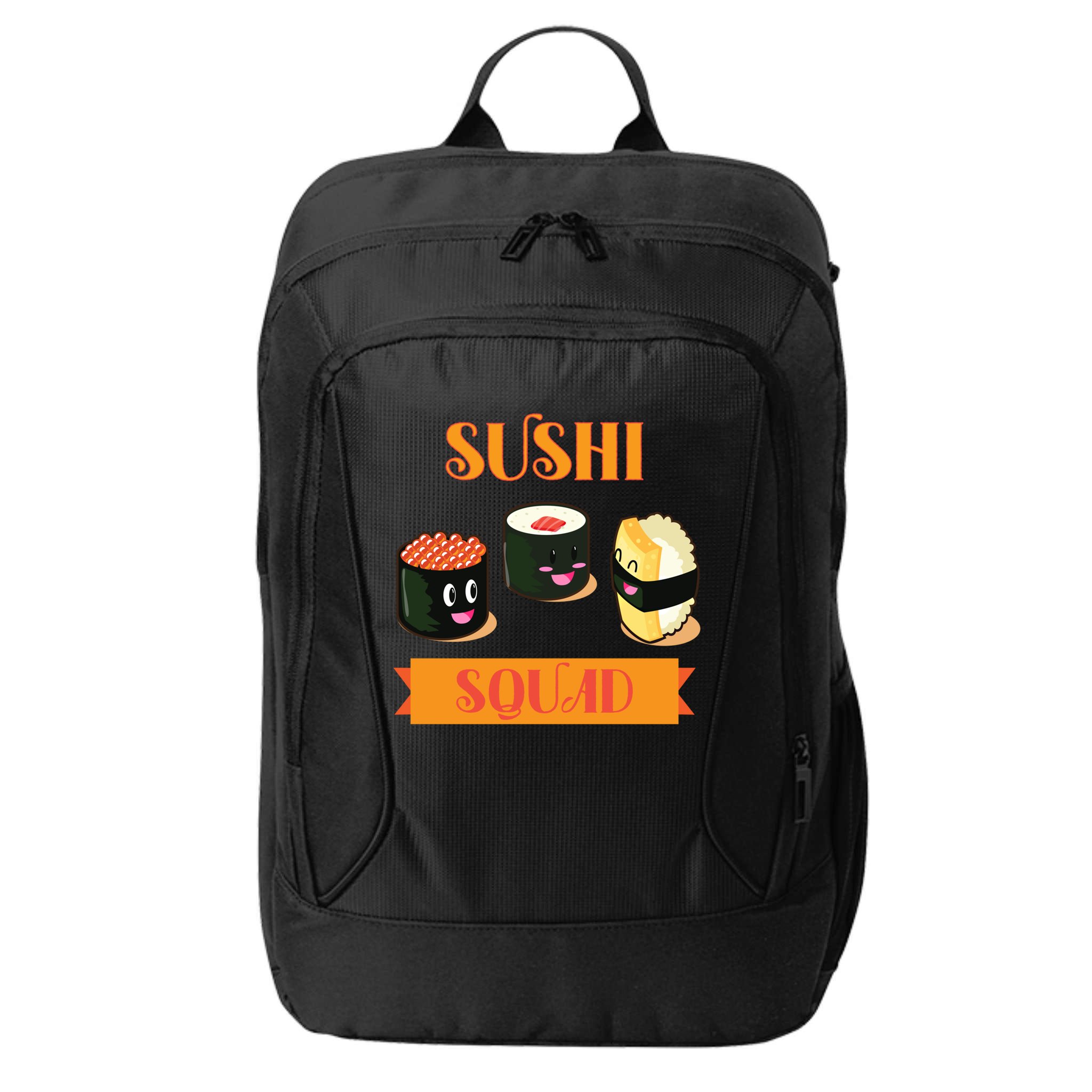 Sushi Squad Funny Sushi Lover Meaningful Gift City Backpack
