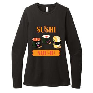 Sushi Squad Funny Sushi Lover Meaningful Gift Womens CVC Long Sleeve Shirt