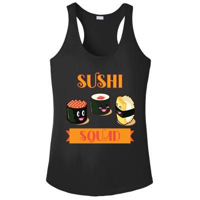 Sushi Squad Funny Sushi Lover Meaningful Gift Ladies PosiCharge Competitor Racerback Tank