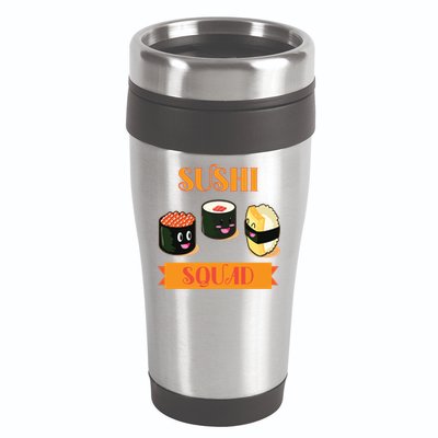 Sushi Squad Funny Sushi Lover Meaningful Gift 16oz Travel Tumbler