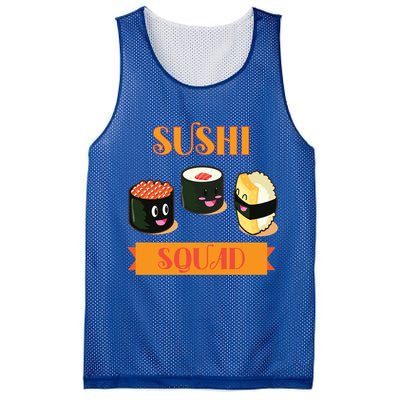 Sushi Squad Funny Sushi Lover Meaningful Gift Mesh Reversible Basketball Jersey Tank