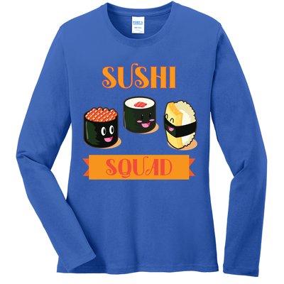 Sushi Squad Funny Sushi Lover Meaningful Gift Ladies Long Sleeve Shirt