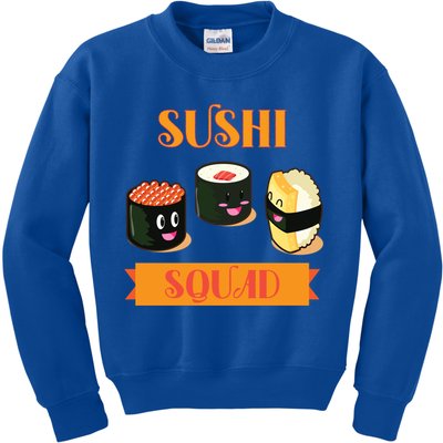Sushi Squad Funny Sushi Lover Meaningful Gift Kids Sweatshirt