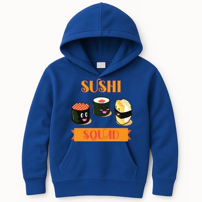 Sushi Squad Funny Sushi Lover Meaningful Gift Kids Hoodie