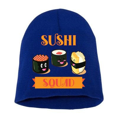 Sushi Squad Funny Sushi Lover Meaningful Gift Short Acrylic Beanie